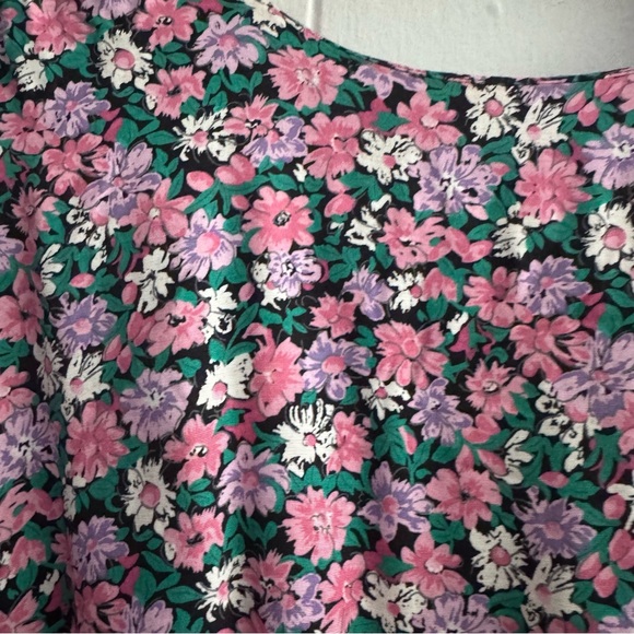 E.D. Michaels Vintage Floral Midi Dress Romantic Cottagecore Prairie Retro - Picture 12 of 12